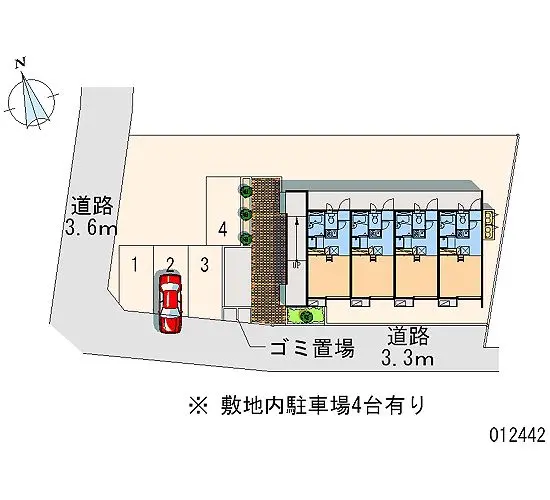 ★手数料０円★国分寺市南町　月極駐車場（LP）